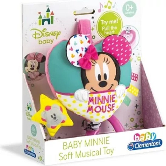 Zornaitoare Minnie Mouse cu sunete Baby, +0 luni, Clementoni