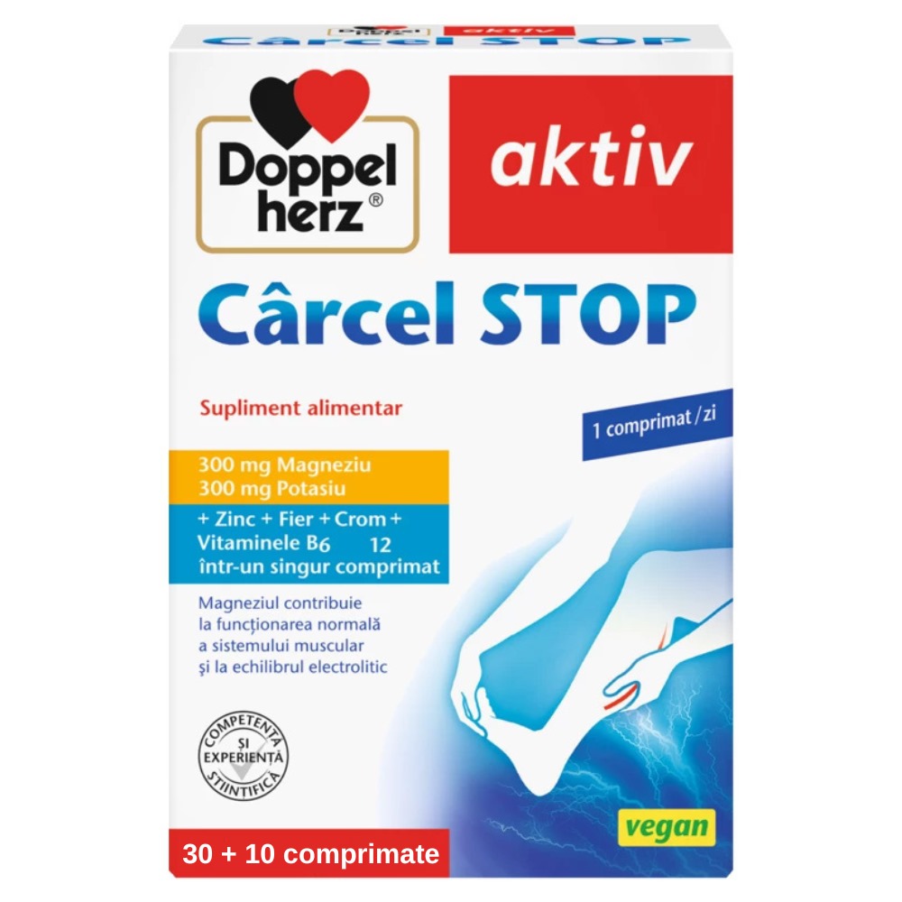 Carcel Stop Aktiv, 30 + 10 comprimate, Doppelherz