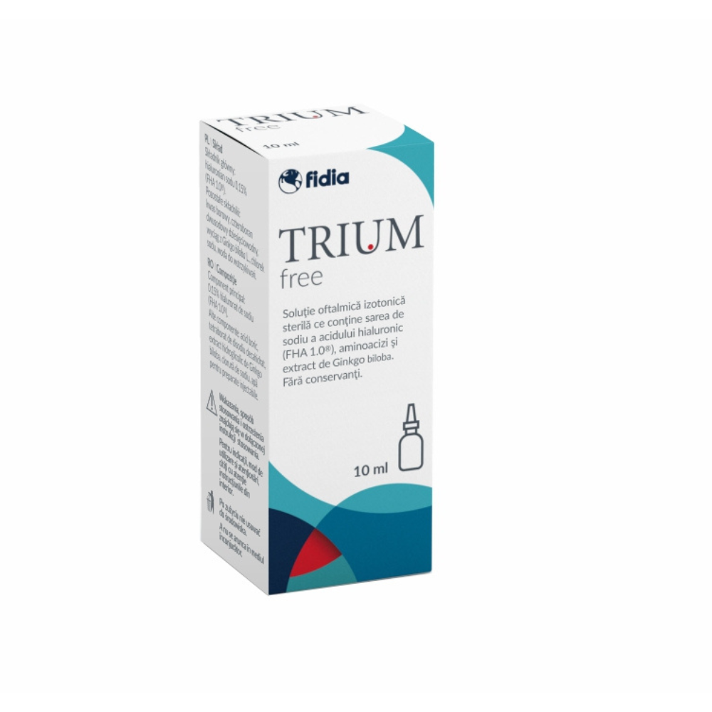 Trium free picaturi, 10 ml, Fidia