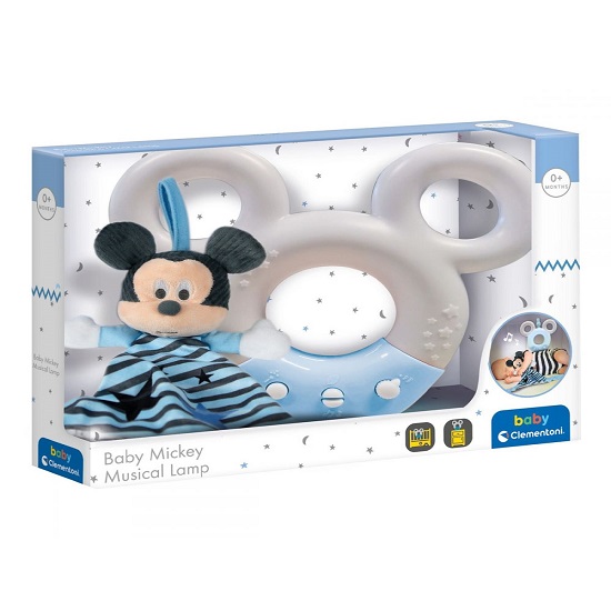 Lampa muzicala Mickey Mouse, +0 luni, Clementoni