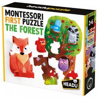 Montessori Primul meu puzzle Padurea, +3 ani, Headu