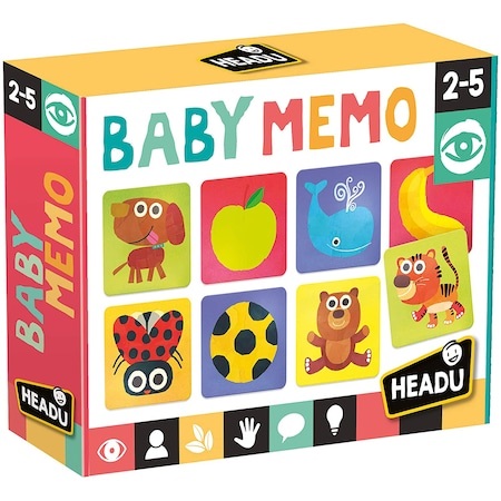 Joc de memorie Baby Memo, +2 ani, Headu