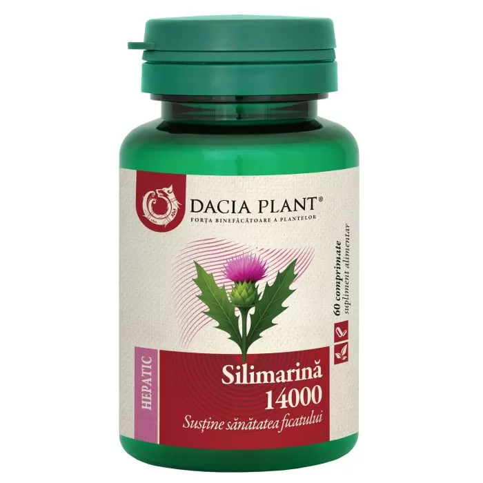 Silimarina 14000, 60 comprimate, Dacia Plant