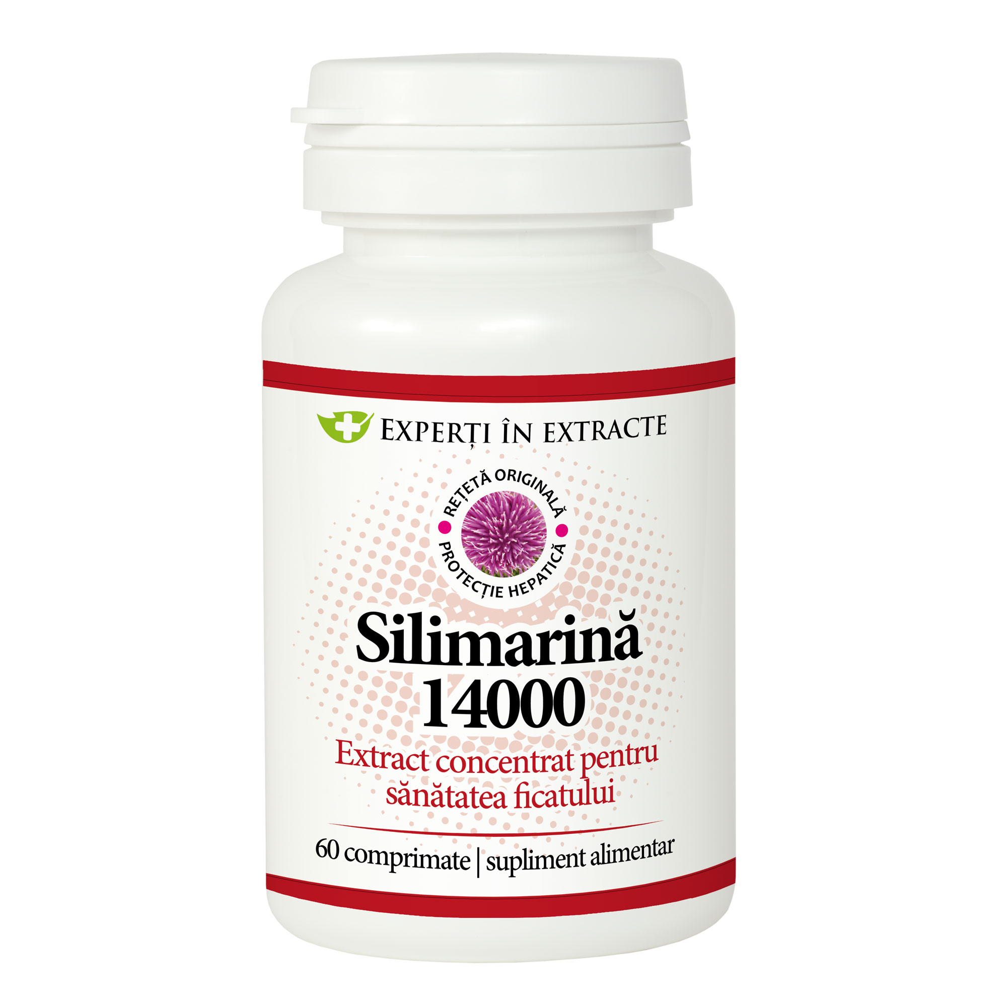 Silimarina, 14000 mg, 60 comprimate, Dacia Plant