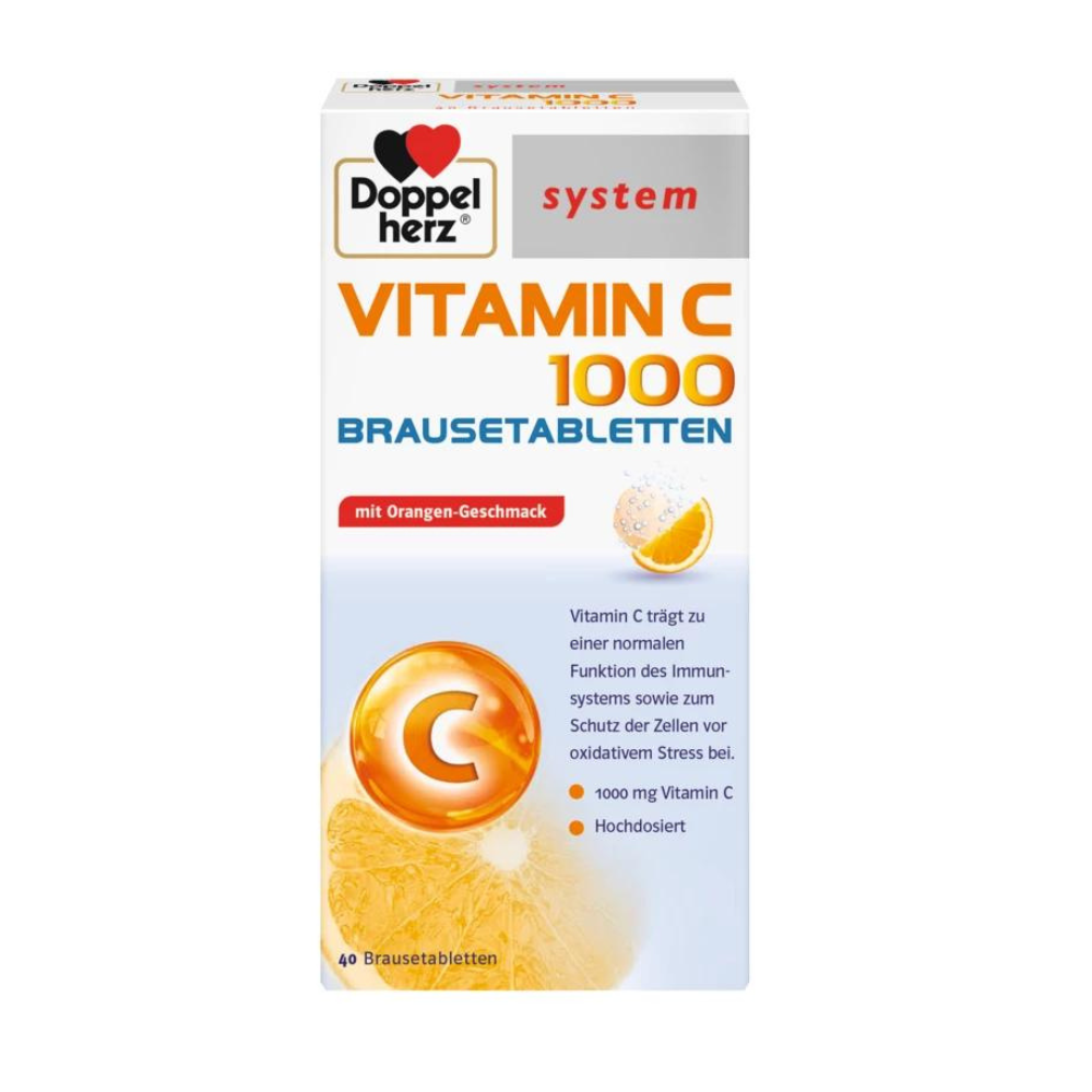 Vitamina C, 1000 mg, 40 comprimate efervescente, Doppelherz