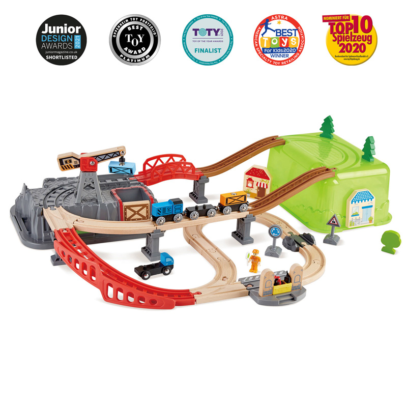 Set constructie cale ferata, +3 ani, Hape