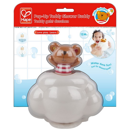 Jucarie de baie Teddy prietenul de dus, +1 an, Hape