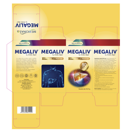 Megaliv, 90 capsule, Medicinas 769459