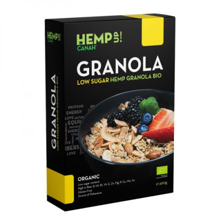 Low Sugar Hemp Granola Bio