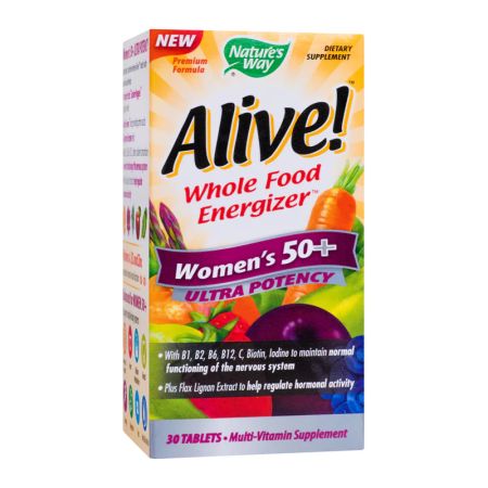 Alive women's 50+ ultra, 30 tablete filmate, Natures Way