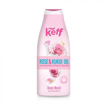 Gel de dus Rose & Kukui Oil Keff