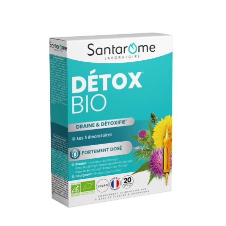 Detox Bio, 20 fiole x 10 ml, Santarome