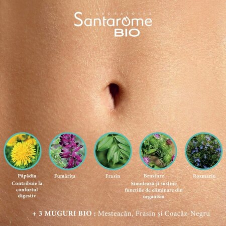 Detox Bio, 20 fiole x 10 ml, Santarome 615507