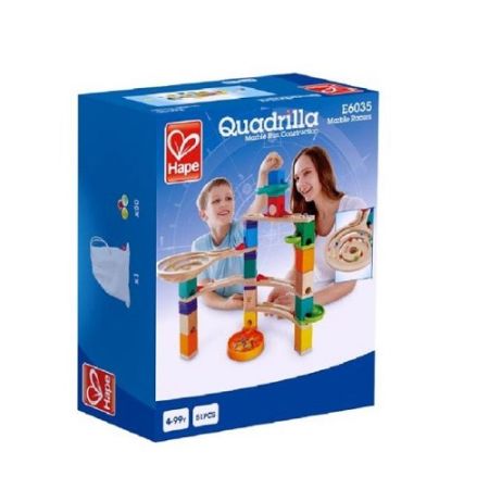 Joc Quadrilla, +4 ani, set 50 bile, Hape