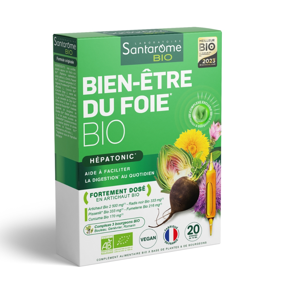 Hepatonic Bio, 20 fiole, Santarome