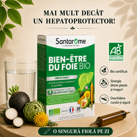 Hepatonic Bio, 20 fiole, Santarome 806654