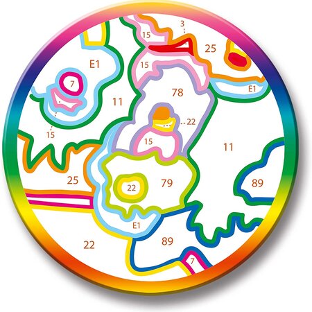 Pictura pe numere Creart, Lama, +7 ani, Ravensburger 513032