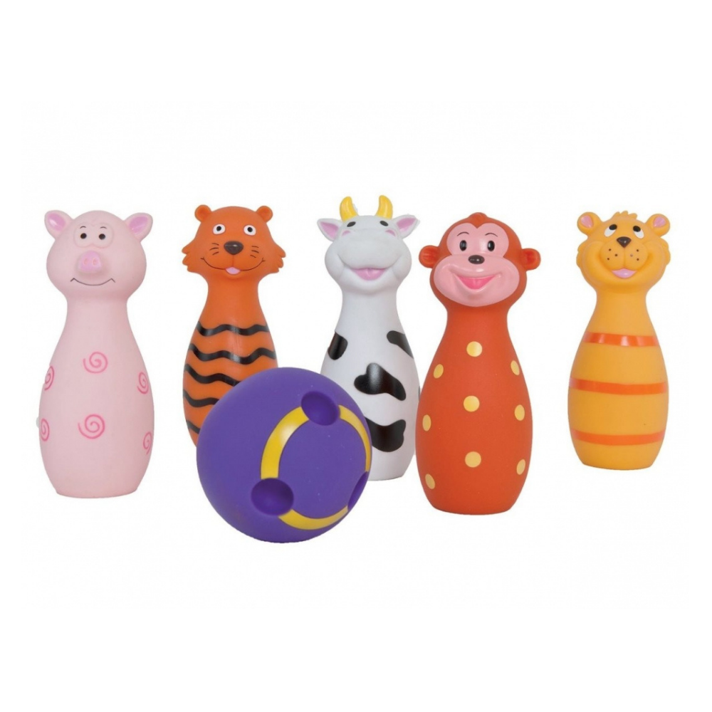 Set de popice soft cu animalute, +10 luni, Ludi