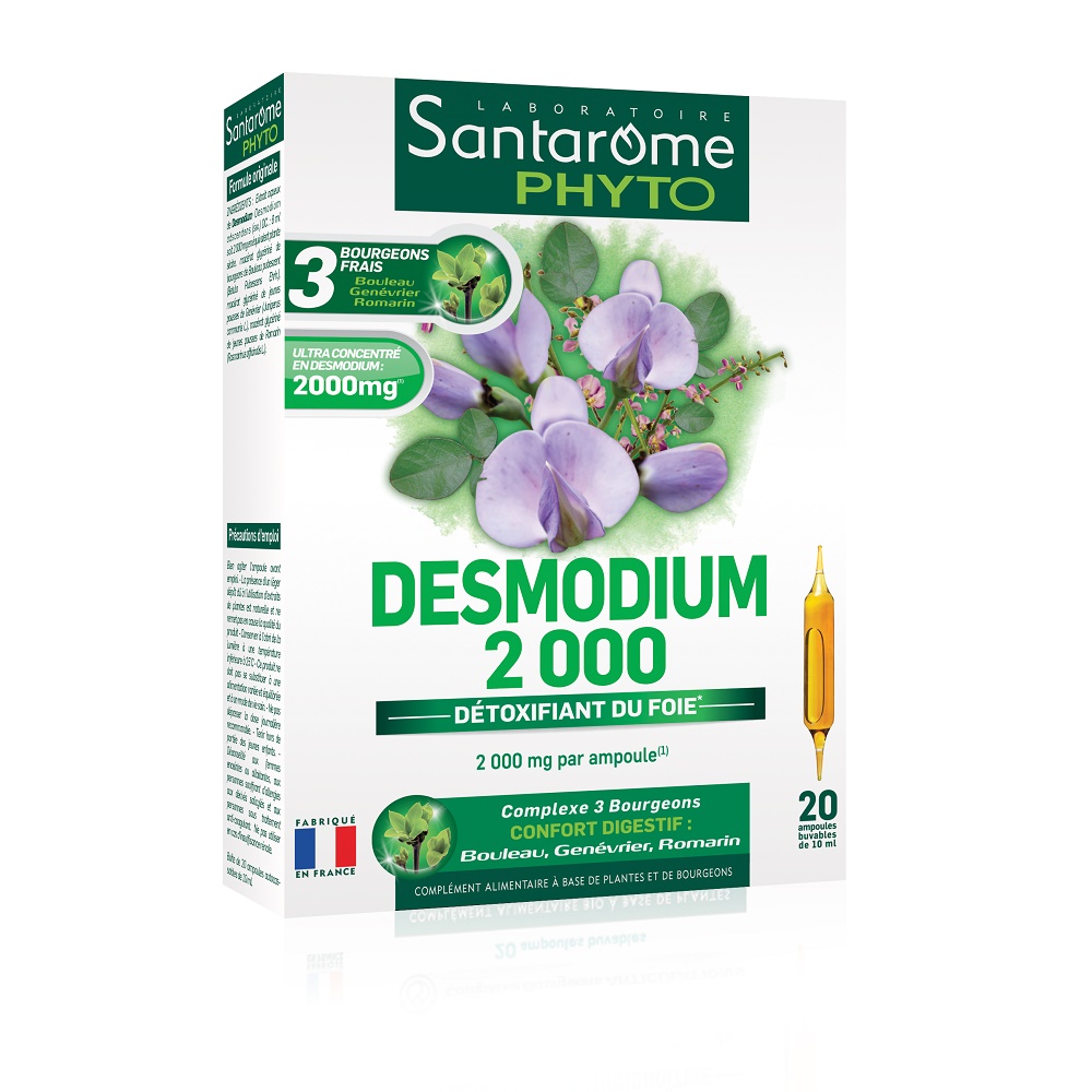 Desmodium 2000, 20 fiole x 10 ml, Santarome Natural