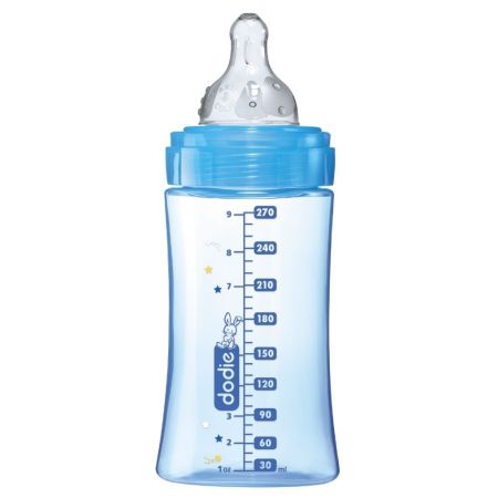 Biberon pentru initiere anti-colici, Cosmonaut, 270 ml, 0-6 luni, Dodie 477612