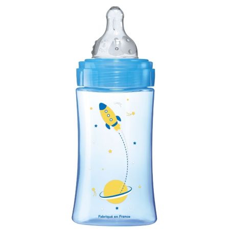 Biberon pentru initiere anti-colici, Cosmonaut, 270 ml, 0-6 luni, Dodie 477611