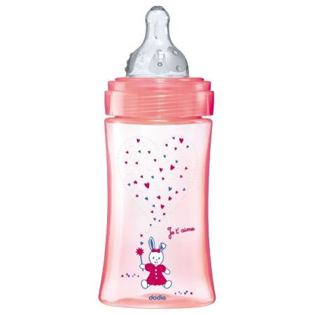 Biberon pentru initiere anti-colici, Unicorn, 270 ml, 0-6 luni, Dodie 477643