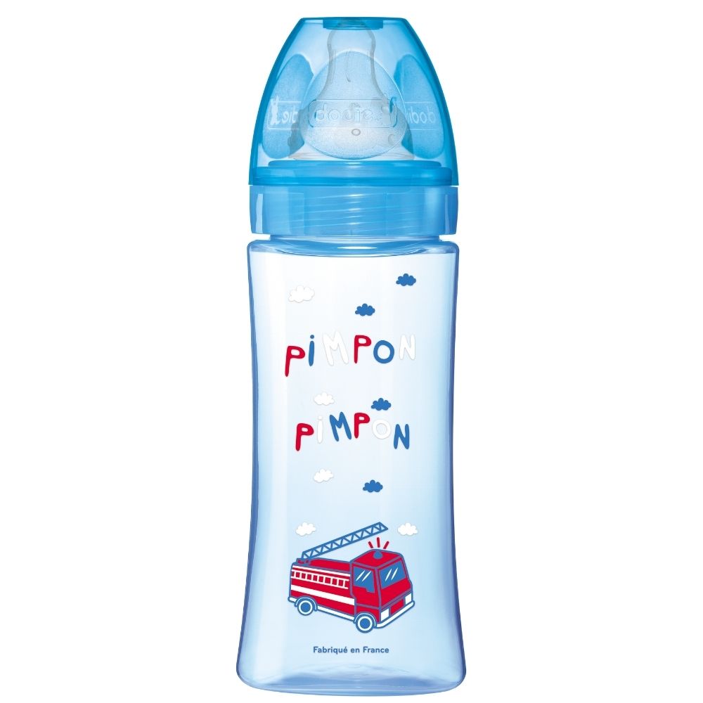 Biberon pentru initiere anti-colici, Pompieri, 330 ml, 6 luni+, Dodie