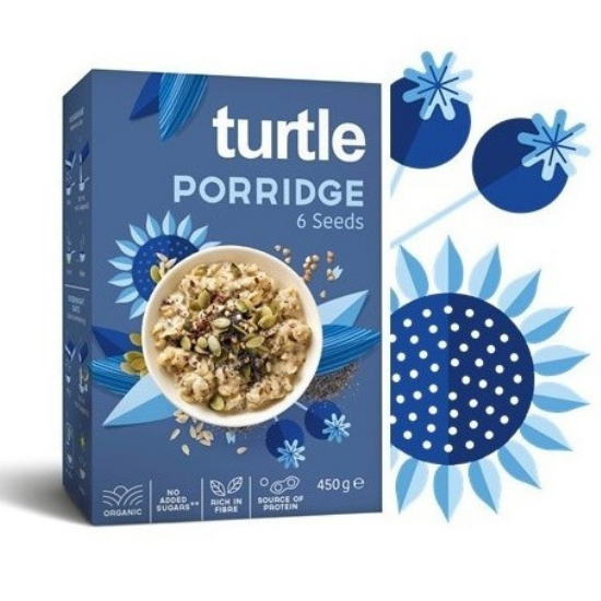 Cereale Bio cu seminte, 450 g, Turtle