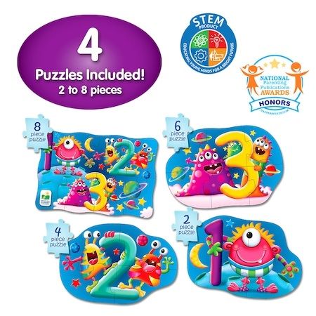 Set primele mele 4 puzzle-uri 123, +2 ani, The learning journey 477691