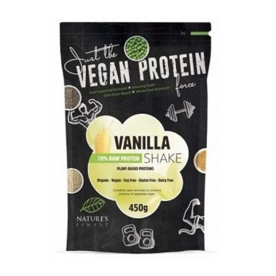 Shake proteic cu vanilie, 450g, Natures Finest