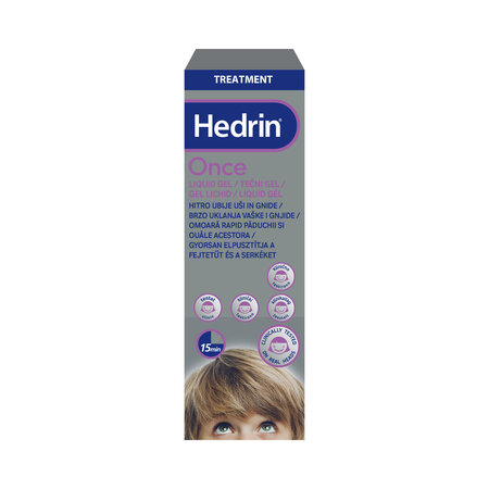 Gel lichid impotriva paduchilor Hedrin Once, 100 ml, Thornton