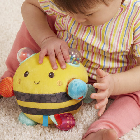 Jucarie din plus albinuta cu vibratii, +0 luni, BToys 768751