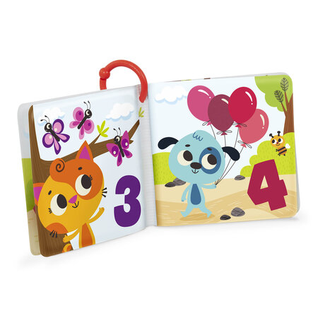 Carte educativa de baie Numerele, +6 luni, BToys 767992