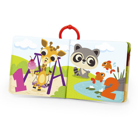 Carte educativa de baie Numerele, +6 luni, BToys 767993