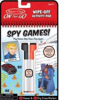 Carnet reutilizabil cu activitati si jocuri spionaj, +6 ani, Melissa & Doug
