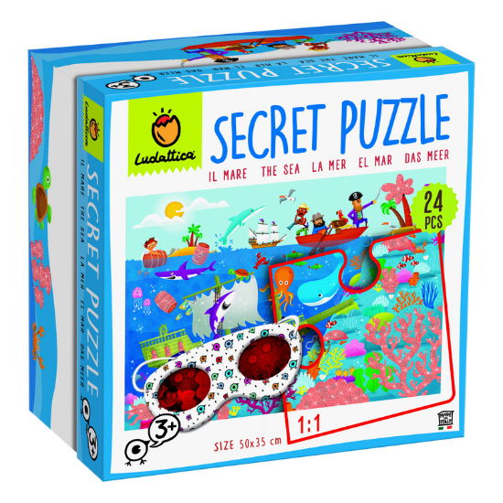 Puzzle Marea Secret, +3 ani, 24 piese, Ludattica