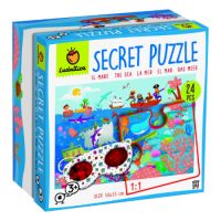 Puzzle Marea Secret, +3 ani, 24 piese, Ludattica