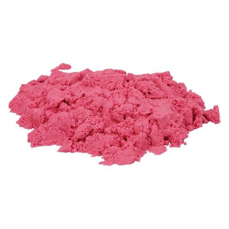 Nisip Kinetic Fun Sand roz si 3 unelte de modelat, +3 ani, 350gr, Crafy 477876