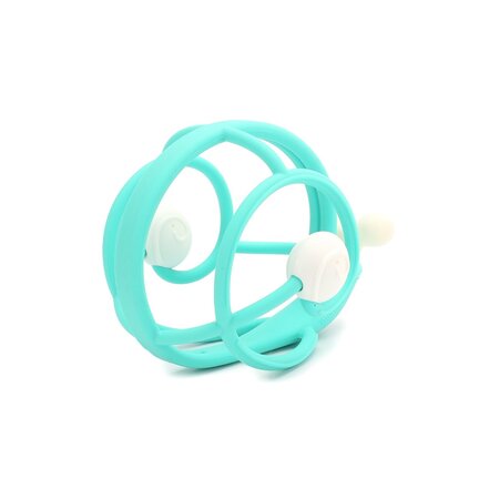 Inel gingival din silicon, Melcul Zornaitor Blue, P8082-2, Mombella 448252