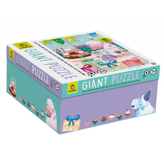 Puzzle gigant La multi ani, +3 ani, Ludattica