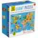 Puzzle gigant Animal World, +3 ani, 48 piese, Ludattica 477922