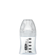 Biberon din sticla cu functie senzoriala si tetina plata anti-colici Debit 1 Paris, 0-6 luni, 150 ml, Dodie 533534