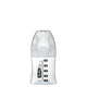 Biberon din sticla cu functie senzoriala si tetina plata anti-colici Debit 1 Londra, 0-6 luni, 150 ml, Dodie 533508