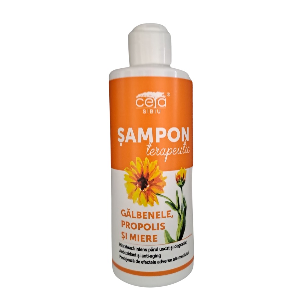 Sampon cu galbenele, propolis si miere, 200 ml, Ceta