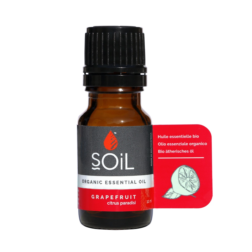 Ulei esential de grapefruit Pur 100% Organic, 10 ml, SOiL