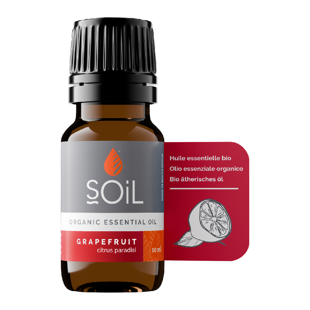 Ulei esential de grapefruit Pur 100% Organic, 10 ml, SOiL