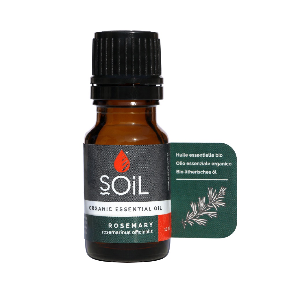 Ulei esential de rozmarin Pur 100% Organic, 10 ml, SOiL