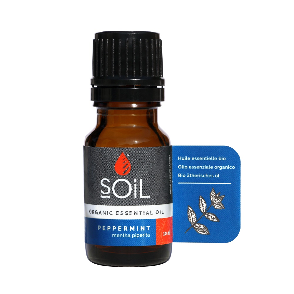 Ulei esential  de menta Pur 100% Organic, 10 ml, SOiL