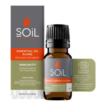 Amestec de uleiuri esentiale Immunity Pure 100% Organice,10 ml, Soil