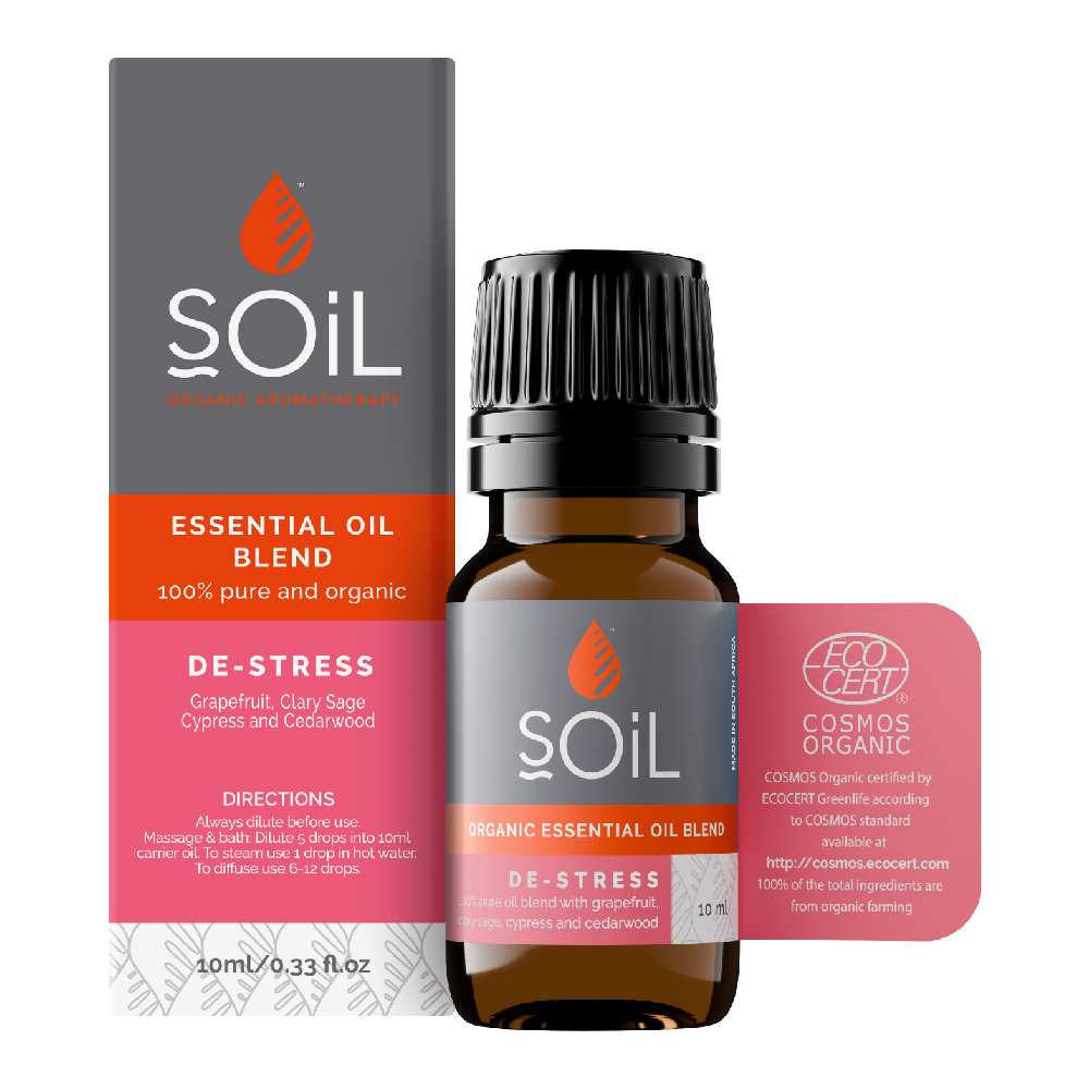 Amestec de uleiuri usentiale antistres Pure 100% Organice, 10 ml, Soil